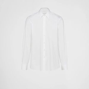 Men’s Designer Prada White Button Up Dress Shirt